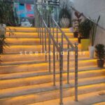 نرده پایه پیچی استیل
