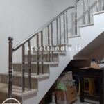 نرده راه پله استیل