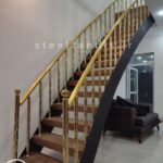 نرده طلایی استیل