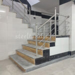 نرده استیل 3 خط