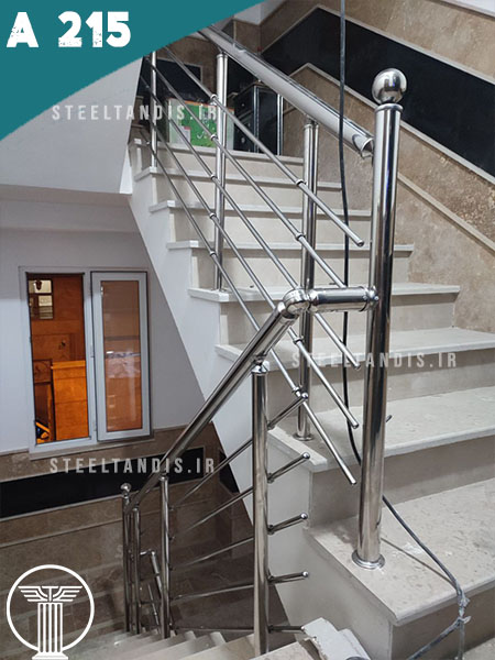 نرده پنج خط استیل