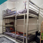 تخت دو طبقه استیل