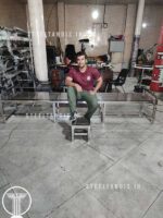 نیمکت استخری استیل