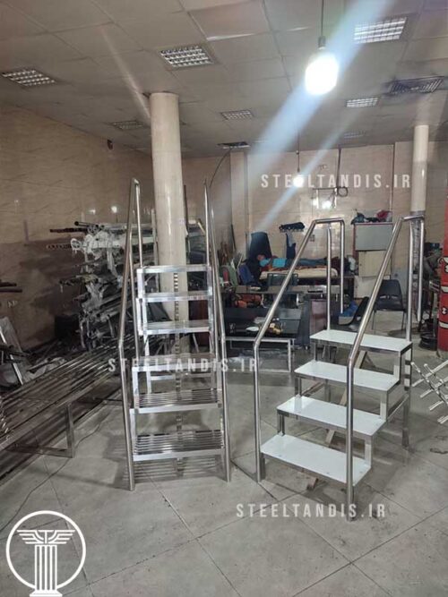 پله تمام استیل 304 استخری