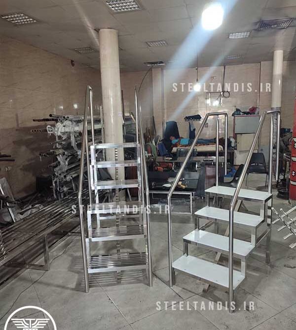 پله تمام استیل 304 استخری