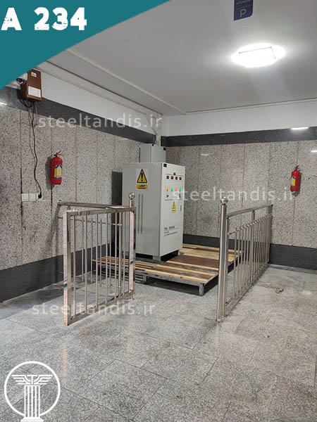 حفاظ استیل نرده عمودی 304