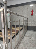 حفاظ استیل نرده عمودی 304