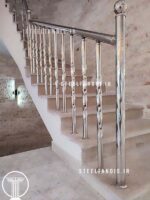 نرده استیل راه پله در کرج
