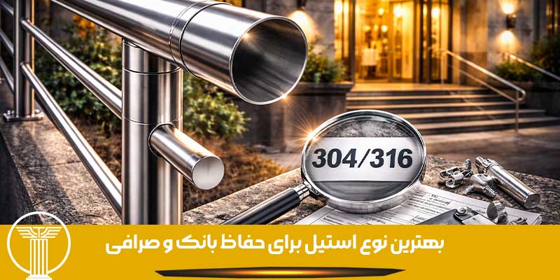 بهترین نوع استیل برای حفاظ بانک و صرافی
