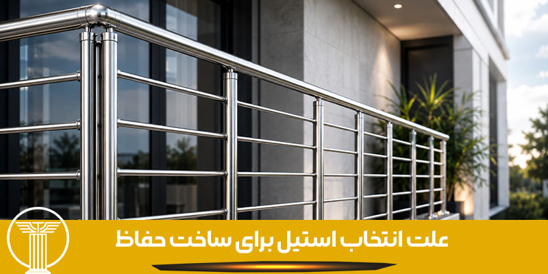 علت انتخاب استیل برای ساخت حفاظ